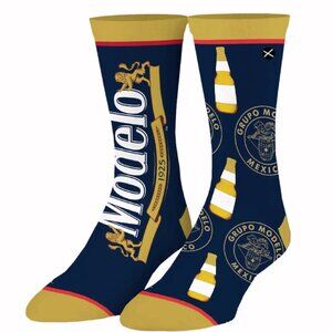Modelo Beer Split Athletic Crew Socks - NEW Fast Ship
